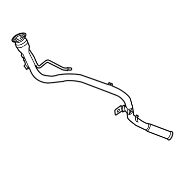 GM 84488692 Filler Neck 84488692 GM Filler Neck Illustration 1 of 1