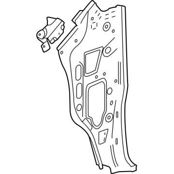 GM 85611771 Inner Hinge Pillar, Front Driver Side 85611771 GM Inner Hinge Pillar, Front Driver Side Illustration 1 of 1