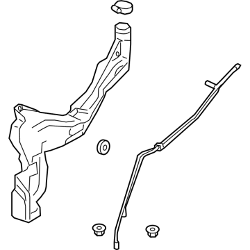 Chevy Equinox Windshield Washer Fluid Reservoir - 85530679