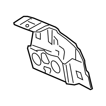 GM 55503732 Heat Shield 55503732 GM Heat Shield Illustration 1 of 1