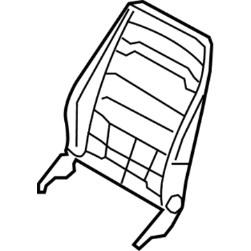 Saturn 93188620 Seat Back Frame