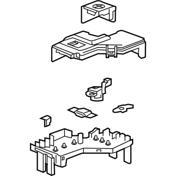 GM 26547506 Block, Main Wiring Junction And Fuse Block 26547506 GM Block, Main Wiring Junction And Fuse Block Illustration 1 of 1