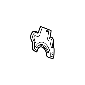 GM 85587119 Fender Liner Front Bracket, Inner Passenger Side 85587119 GM Fender Liner Front Bracket, Inner Passenger Side Illustration 1 of 1
