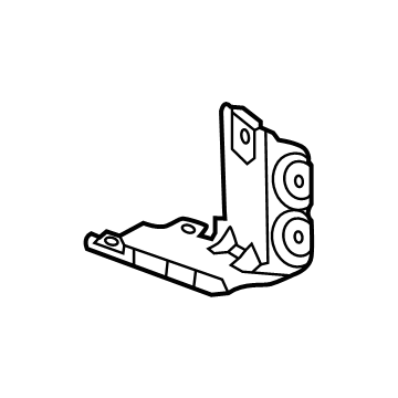 GM 84354006 Fender Liner Rear Bracket, Driver Side 84354006 GM Fender Liner Rear Bracket, Driver Side Illustration 1 of 1