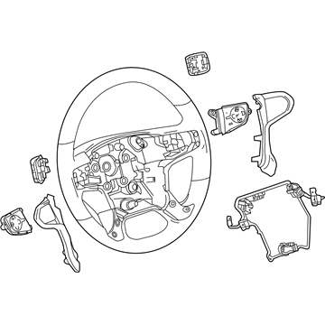 Chevy 84401279 Steering Wheel