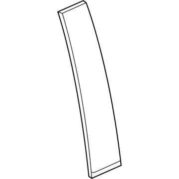 GM 85638827 Applique, Front Door Window(Inner/Outer) 85638827 GM Applique, Front Door Window(Inner/Outer) Illustration 1 of 1