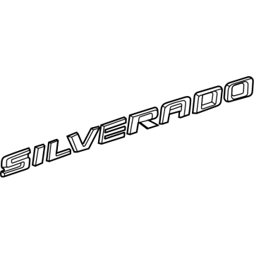 Chevy Silverado EV Emblem - 85574802