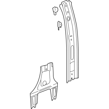 Chevy 23381545 Inner Center Pillar