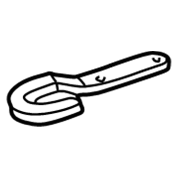 GM 15661183 Tow Hook, Driver Side 15661183 GM Tow Hook, Driver Side Illustration 1 of 1