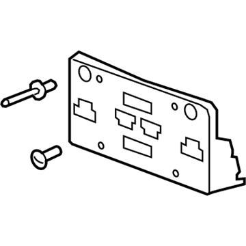23462463 GM License Bracket, Front Illustration 1 of 1