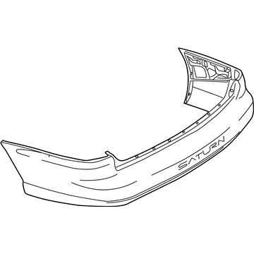 Saturn LW300 Bumper Cover - 22698429