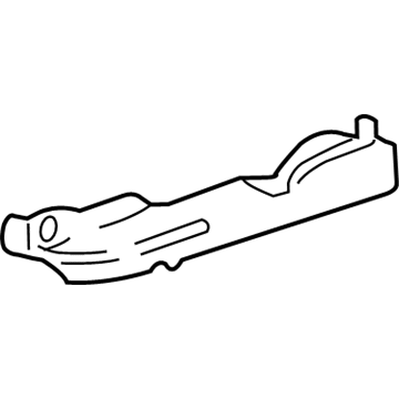 GM 23401654 Lower Trim, Black, Front 23401654 GM Lower Trim, Black, Front Illustration 1 of 1