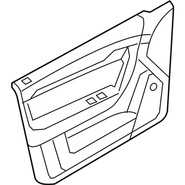 Pontiac 96956664 Door Trim Panel