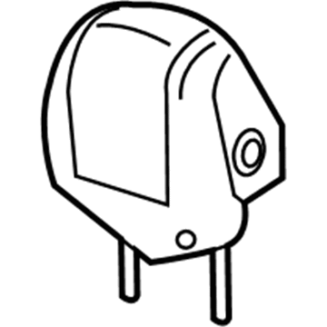 GM 84415976 Headrest, Black, Front 84415976 GM Headrest, Black, Front Illustration 1 of 1