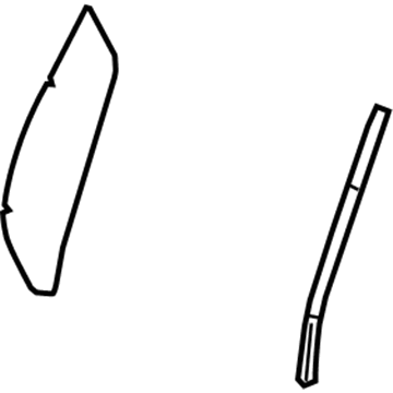 GM 23415029 Pad, Front Driver Side 23415029 GM Pad, Front Driver Side Illustration 1 of 1
