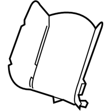 GM 84369755 Seat Back Heater, Front 84369755 GM Seat Back Heater, Front Illustration 1 of 1