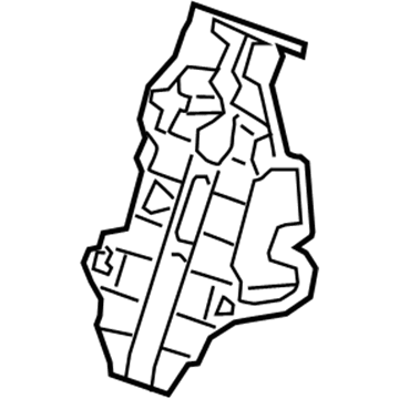 GM 23441500 Baffle, Front 23441500 GM Baffle, Front Illustration 1 of 1