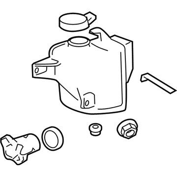 Hummer Windshield Washer Fluid Reservoir - 25813140