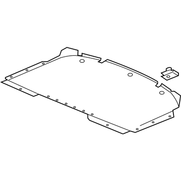 22862148 GM Lower Deflector Illustration 1 of 1