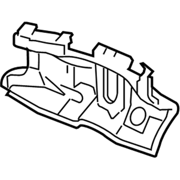 GM 22847572 Sound Absorber 22847572 GM Sound Absorber Illustration 1 of 1