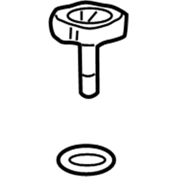 GM 22840018 Reservoir Cap 22840018 GM Reservoir Cap Illustration 1 of 1