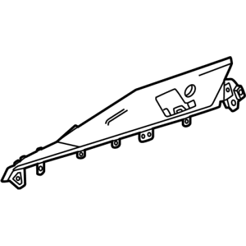 GM 85724858 Applique Assembly-Front Side Door Trim Panel *Noctis 85724858 GM Applique Assembly-Front Side Door Trim Panel *Noctis Illustration 1 of 1