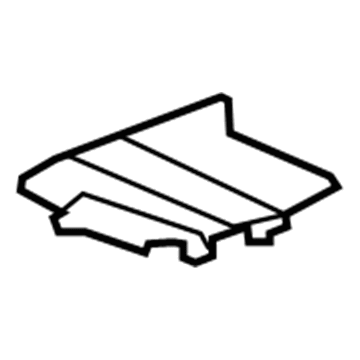 GM 23138059 Track Cover, Driver Side 23138059 GM Track Cover, Driver Side Illustration 1 of 1