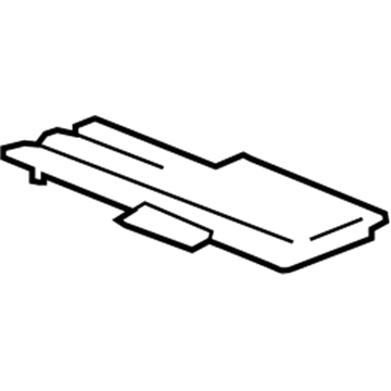 23138063 GM Track Cover, Rear Driver Side Illustration 1 of 1