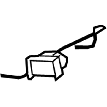 GM 22967506 Adjust Handle, Driver Side 22967506 GM Adjust Handle, Driver Side Illustration 1 of 1