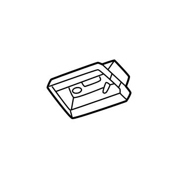GM 86544080 Lamp Assembly-Roof Rail Rear Seat Reading & Courtesy *Black 86544080 GM Lamp Assembly-Roof Rail Rear Seat Reading & Courtesy *Black Illustration 1 of 1