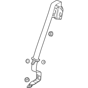 GM 19370150 Lap & Shoulder Belt, Black, Rear Center 19370150 GM Lap & Shoulder Belt, Black, Rear Center Illustration 1 of 1