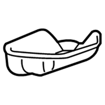 GM 13314406 Instrument Panel Lower Insulator 13314406 GM Instrument Panel Lower Insulator Illustration 1 of 1