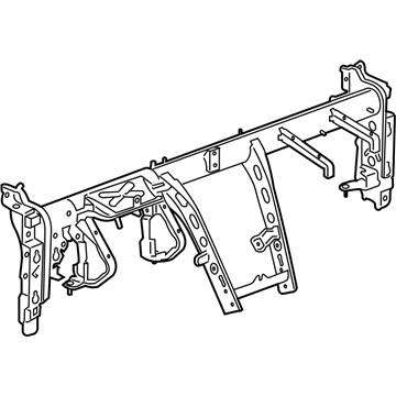 GM 13488871 Reinforcement Beam 13488871 GM Reinforcement Beam Illustration 1 of 1