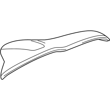 GM 13397350 Hood, Silver 13397350 GM Hood, Silver Illustration 1 of 1