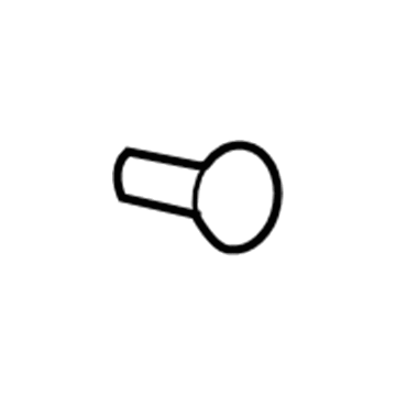 GM 22717703 Lower Quarter Trim Retainer, Gray, Rear 22717703 GM Lower Quarter Trim Retainer, Gray, Rear Illustration 1 of 1