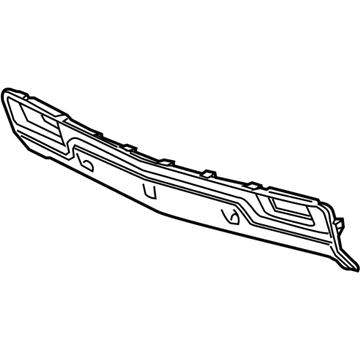 GM 22944860 Filler Panel, Front 22944860 GM Filler Panel, Front Illustration 1 of 1
