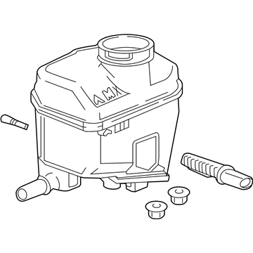 GM 23352393 Reservoir 23352393 GM Reservoir Illustration 1 of 1