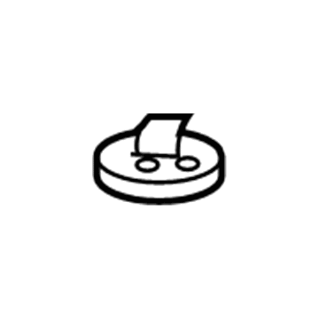 GM 92205794 Vent Grille Retainer 92205794 GM Vent Grille Retainer Illustration 1 of 1
