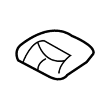 GM 92203763 Seat Belt Cover 92203763 GM Seat Belt Cover Illustration 1 of 1