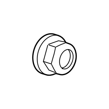 GMC 11612295 Axle Nut