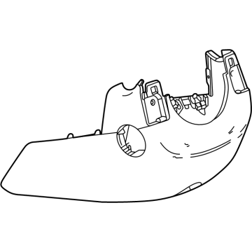 Chevy 84910417 Lower Column Cover