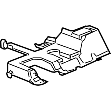 GM 25880110 Lower Insulator, Driver Side 25880110 GM Lower Insulator, Driver Side Illustration 1 of 1