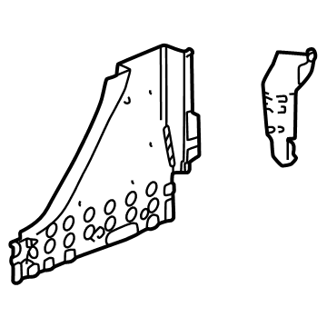 GM 86785239 Side Reinforcement, Driver Side 86785239 GM Side Reinforcement, Driver Side Illustration 1 of 1