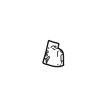 GM 85110117 Tail Lamp Pocket Reinforcement, Driver Side 85110117 GM Tail Lamp Pocket Reinforcement, Driver Side Illustration 1 of 1