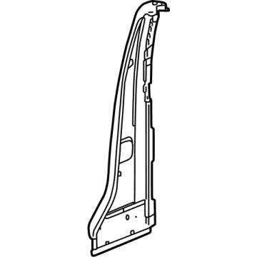 GM 85149446 Reinforcement Panel, Rear Driver Side 85149446 GM Reinforcement Panel, Rear Driver Side Illustration 1 of 1