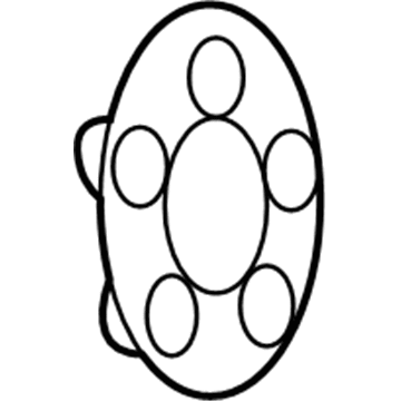 9595003 GM Center Cap Illustration 1 of 1