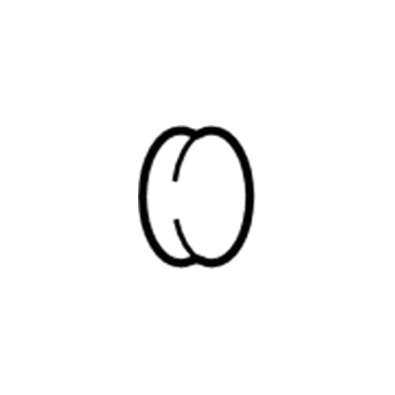 9593883 GM Hub Cap, Black Illustration 1 of 1