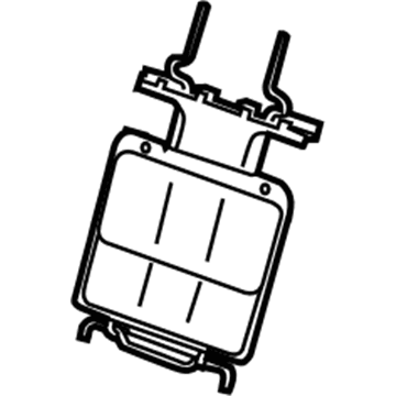 GM 20793293 Lumbar Support, Front 20793293 GM Lumbar Support, Front Illustration 1 of 1