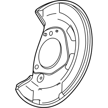 Chevy Cruze Backing Plate - 13324458