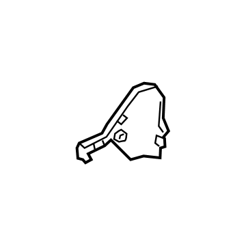 GM 84237403 Inner Finish Panel, Front Driver Side 84237403 GM Inner Finish Panel, Front Driver Side Illustration 1 of 1